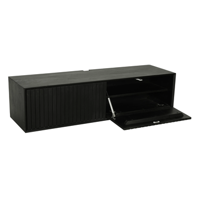 Zwevend tv-meubel Madison Zwart | 120 cm by Starfurn