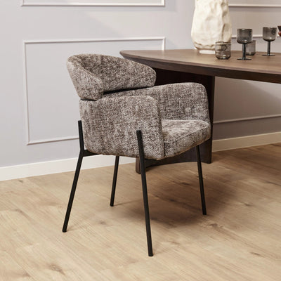 Eetkamerstoel Otis | Grijs | set van 2 stoelen by Starfurn