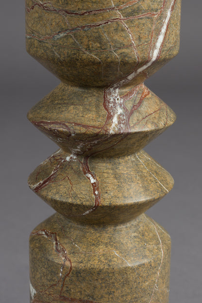 Candle Holder Satpura Brown Marble