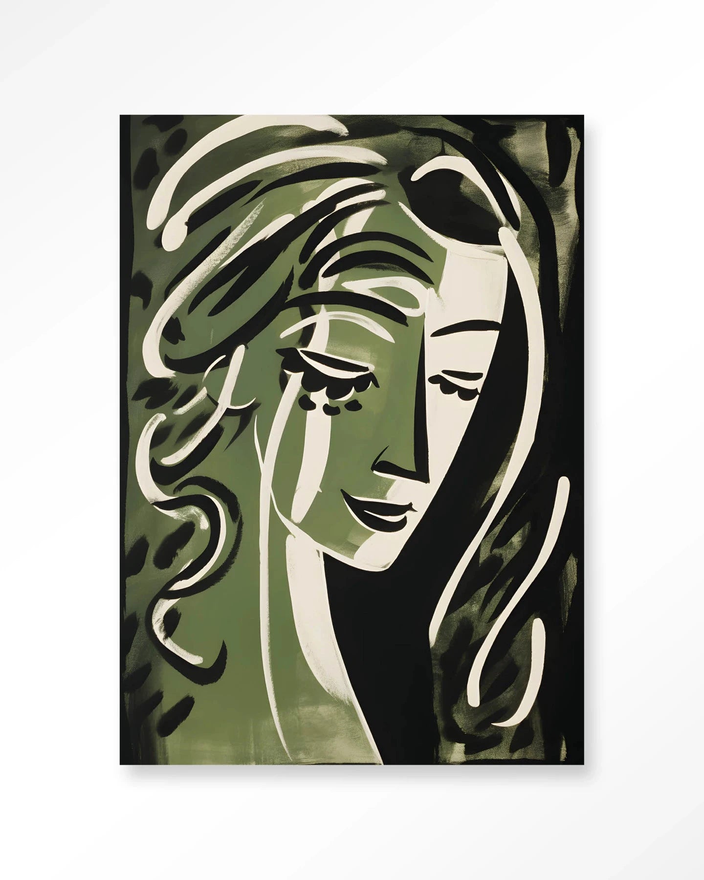 Moderne wanddecoratie van Urban Cotton, kunstprint met Aphrodite afbeelding, inclusief glasart en wandkleed voor stijlvolle interieurversiering