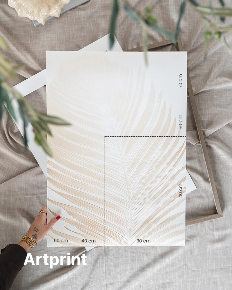 Moderne kunstprint van Urban Cotton met abstract glasart en wandkleed, kleurrijk en decoratief voor aan de muur.