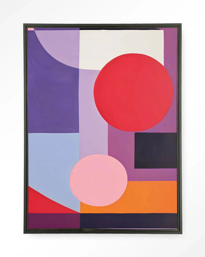Moderne wanddecoratie van Urban Cotton met kunstprint, glasart en wandkleed in zwart, geschikt voor een eigentijdse interieurstijl.