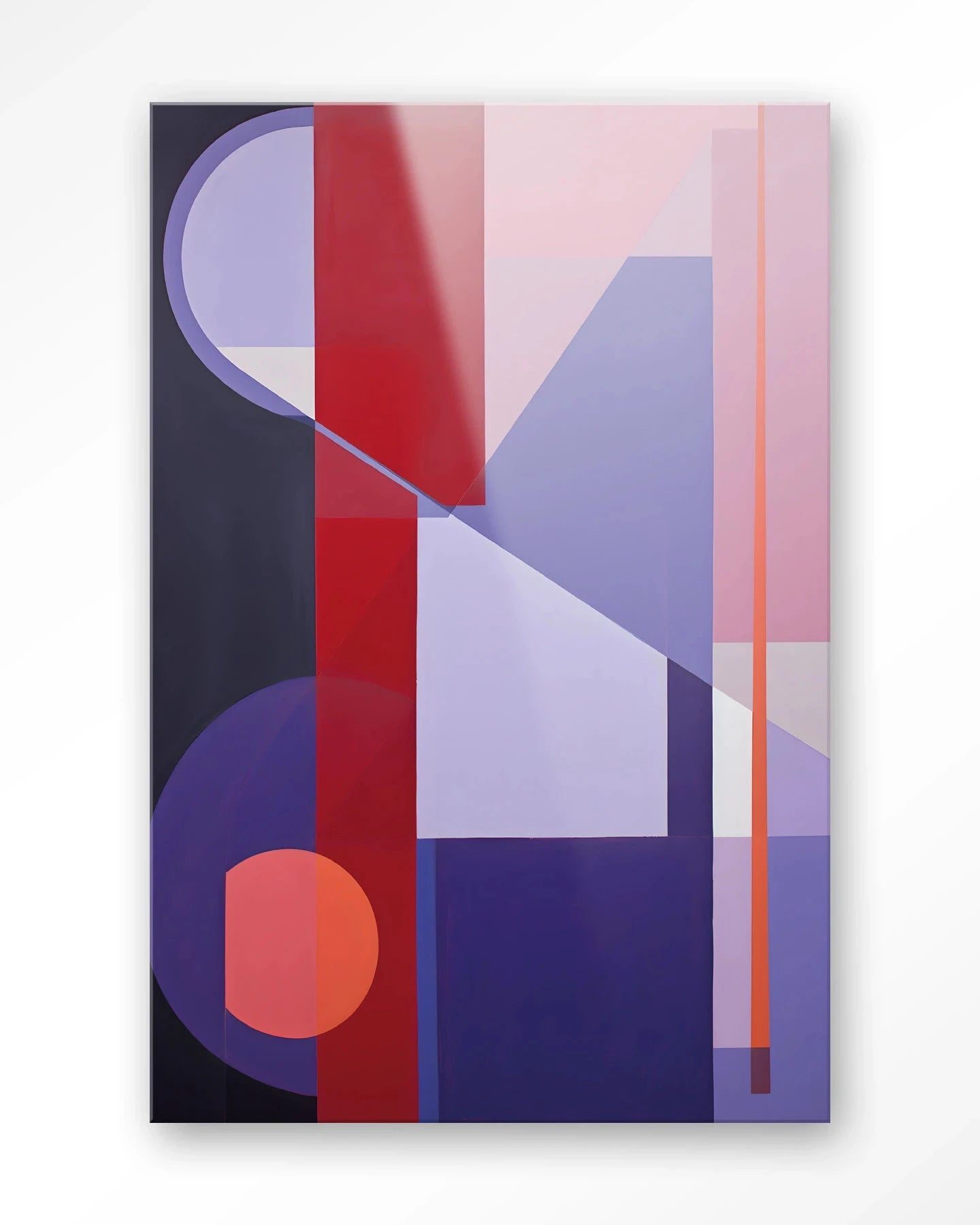 Moderne wanddecoratie van Urban Cotton, inclusief kunstprint, glazen kunstwerk en wandkleed voor stijlvolle interieurversiering