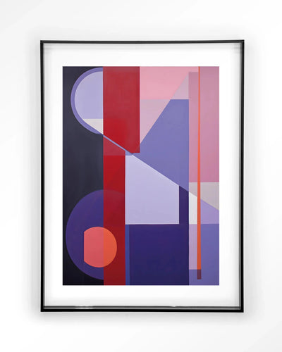 Moderne wanddecoratie van Urban Cotton met kunstprint, glazen kunst en wandkleed in een stijlvolle bundel.