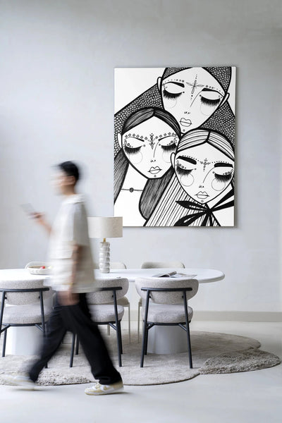 Close - Moderne Wanddecoratie | Artprint, Glass Art & Wandkleed by Urban Cotton