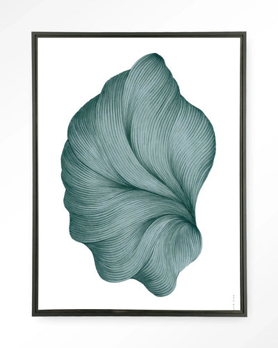 Moderne wanddecoratie van Urban Cotton, kunstprint en wandkleed met zwart frame voor een stijlvolle muurversiering