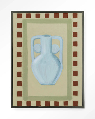 Moderne wanddecoratie van Urban Cotton, Eclectic Series 1, met kunstprint, glazen kunst en wandkleed in zwart frame.