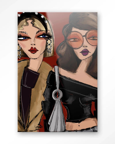 Fall Friends - Moderne Wanddecoratie | Artprint, Glass Art & Wandkleed by Urban Cotton