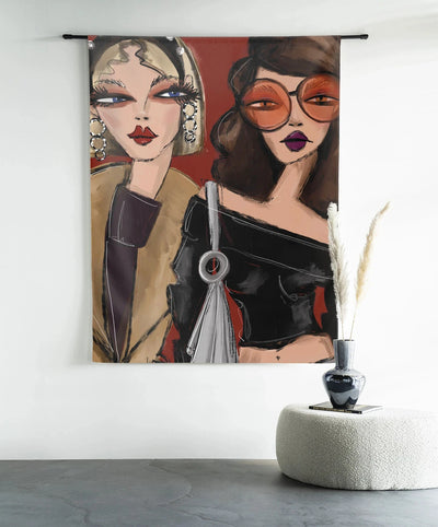 Fall Friends - Moderne Wanddecoratie | Artprint, Glass Art & Wandkleed by Urban Cotton