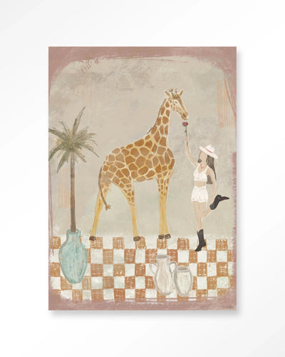 Feeding Rose - Moderne Wanddecoratie | Artprint, Glass Art & Wandkleed by Urban Cotton
