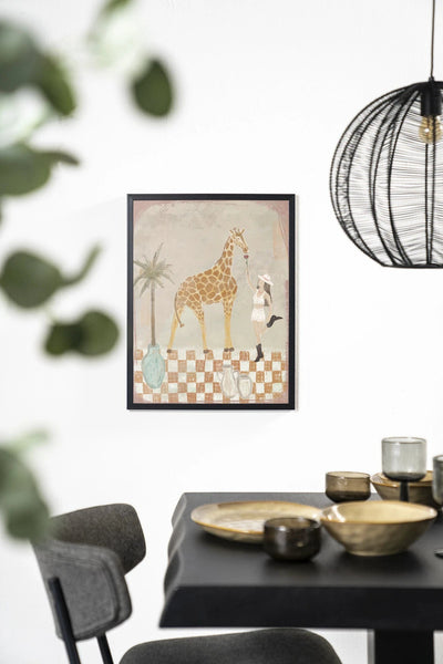 Feeding Rose - Moderne Wanddecoratie | Artprint, Glass Art & Wandkleed by Urban Cotton