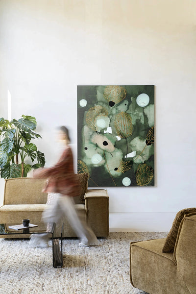 Forest Flower - Moderne Wanddecoratie | Artprint, Glass Art & Wandkleed by Urban Cotton