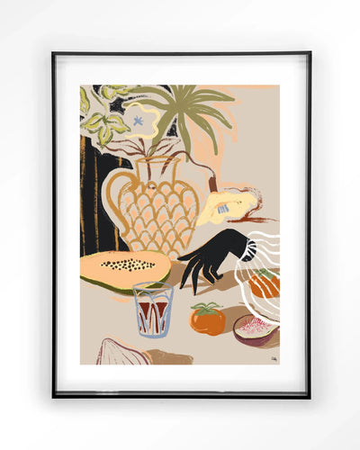 Fruitful Spread - Moderne Wanddecoratie | Artprint, Glass Art & Wandkleed by Urban Cotton