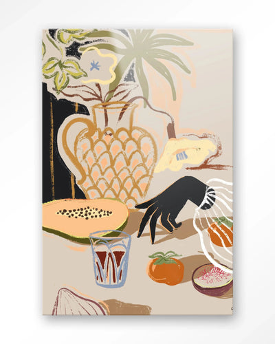 Fruitful Spread - Moderne Wanddecoratie | Artprint, Glass Art & Wandkleed by Urban Cotton