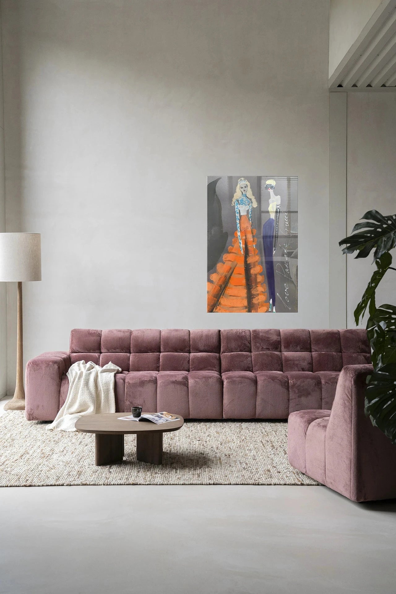 Modern Gucci wanddecoratie van Urban Cotton, glas artprint met kleurrijk ontwerp voor stijlvolle muurversiering