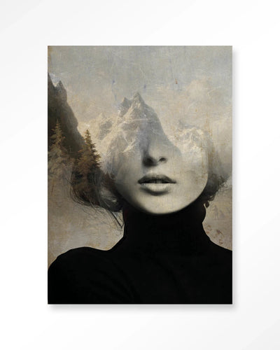 Head In The Sky - Moderne Wanddecoratie | Artprint, Glass Art & Wandkleed by Urban Cotton