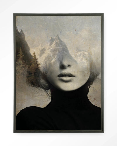 Head In The Sky - Moderne Wanddecoratie | Artprint, Glass Art & Wandkleed by Urban Cotton