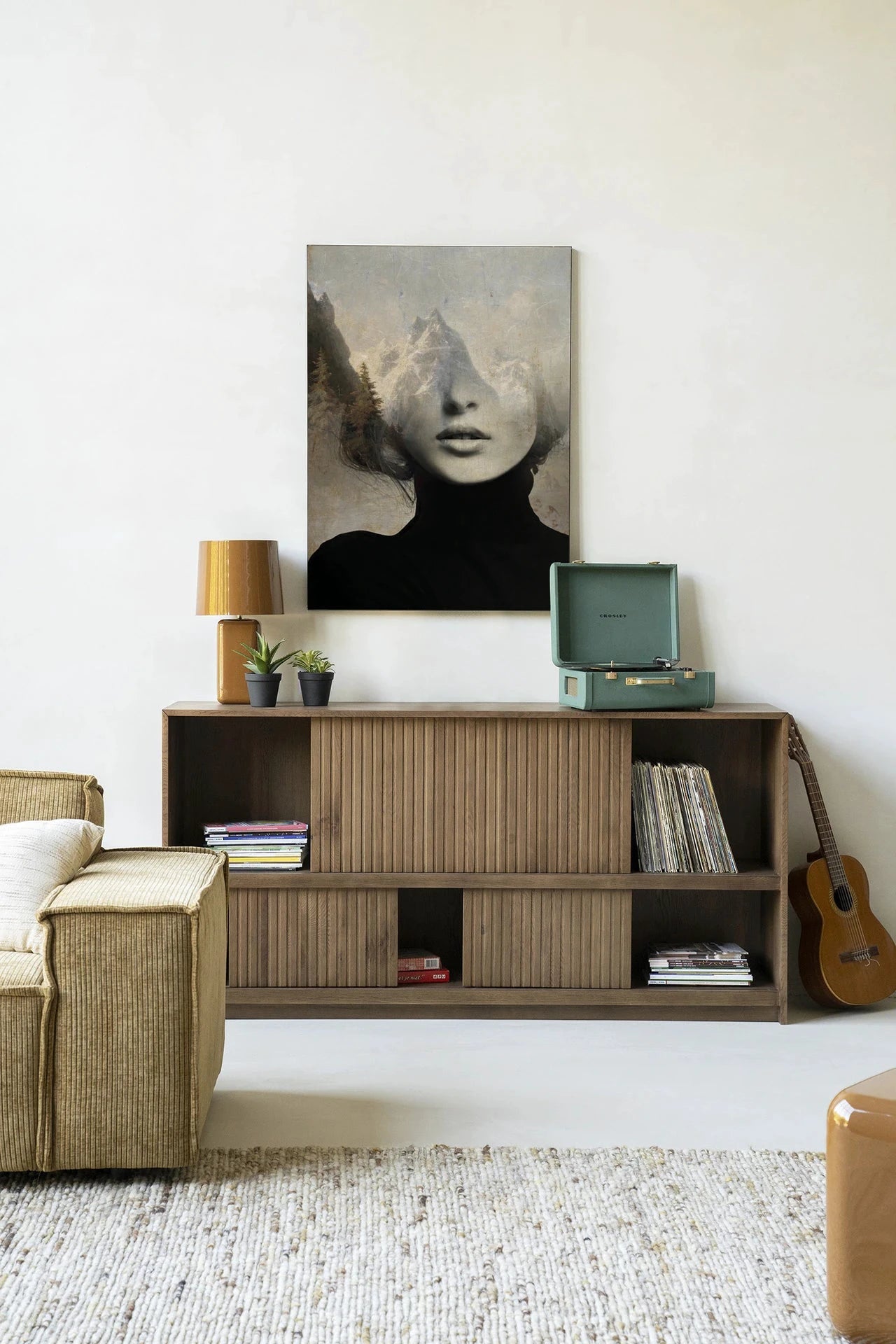 Head In The Sky - Moderne Wanddecoratie | Artprint, Glass Art & Wandkleed by Urban Cotton
