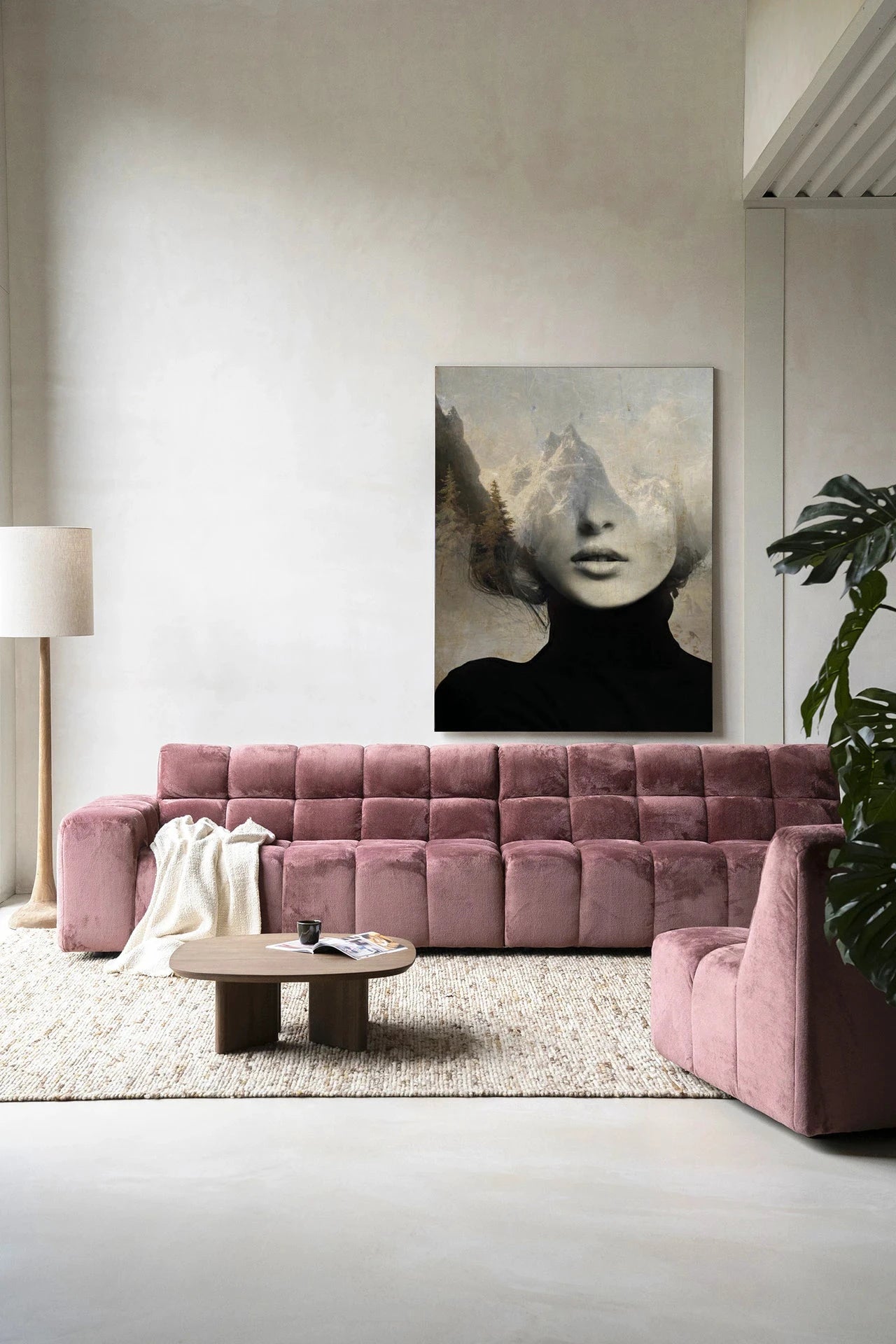 Head In The Sky - Moderne Wanddecoratie | Artprint, Glass Art & Wandkleed by Urban Cotton