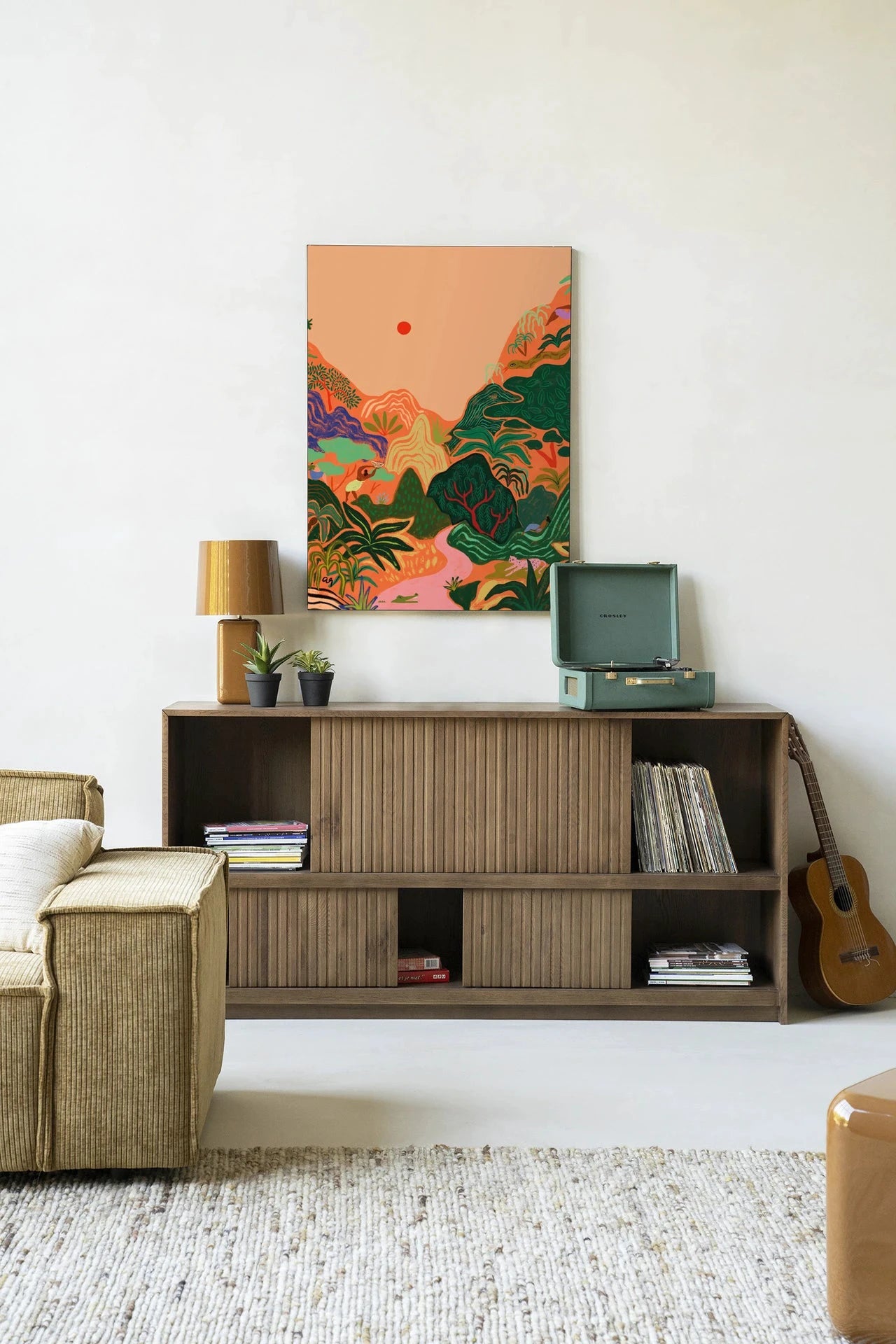 Hidden Paradise - Moderne Wanddecoratie | Artprint, Glass Art & Wandkleed by Urban Cotton
