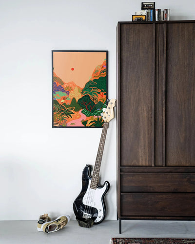 Hidden Paradise - Moderne Wanddecoratie | Artprint, Glass Art & Wandkleed by Urban Cotton