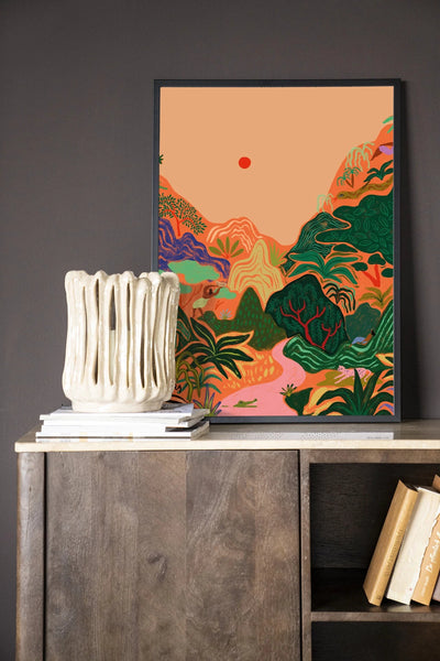 Hidden Paradise - Moderne Wanddecoratie | Artprint, Glass Art & Wandkleed by Urban Cotton