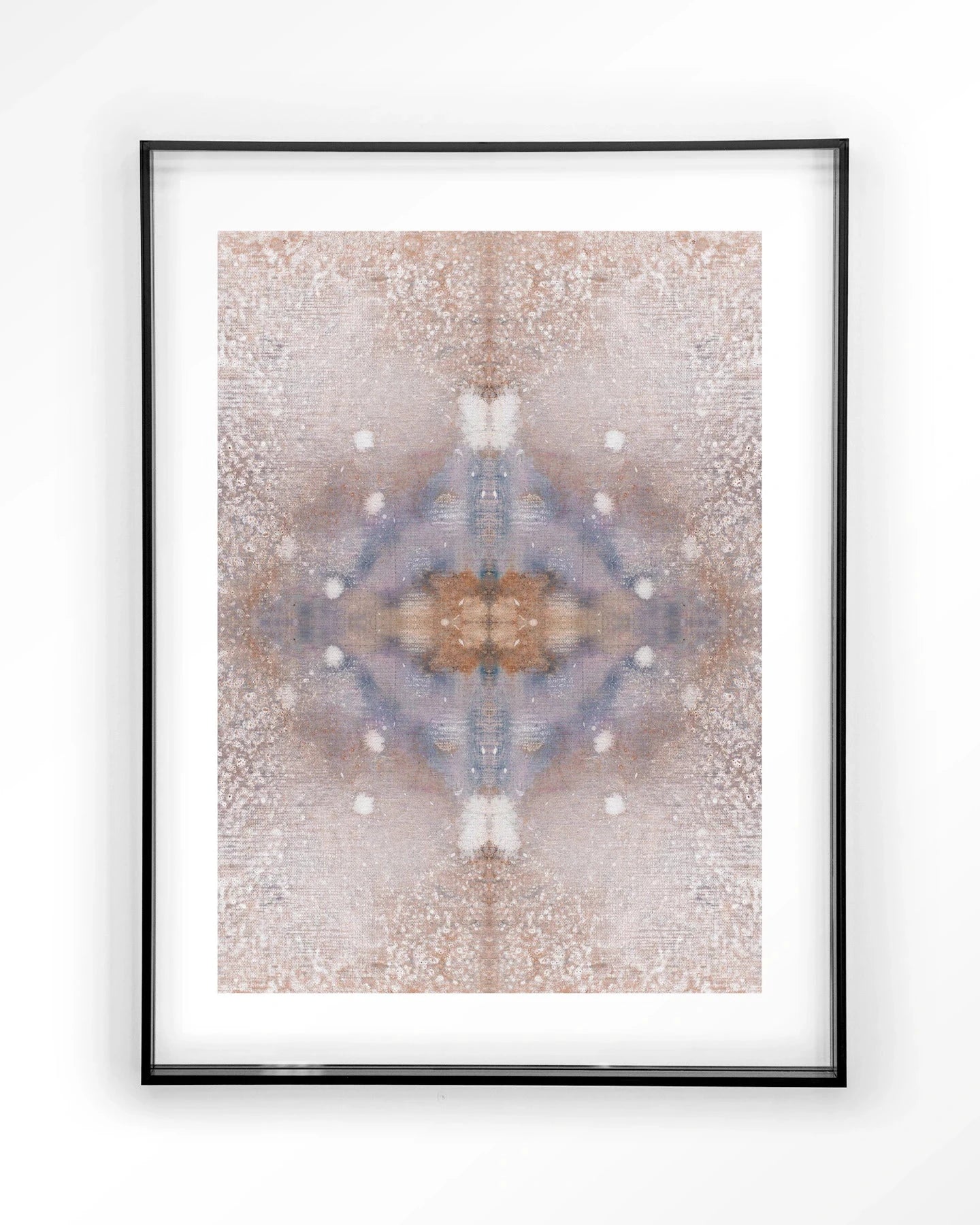 Moderne wanddecoratie met afbeelding van Iberische lynx, kunstprint met acrylframe in zwart, door Urban Cotton