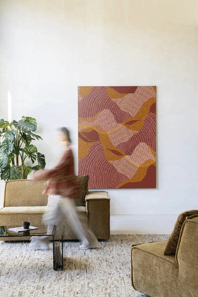 La Ondas - Moderne Wanddecoratie | Artprint, Glass Art & Wandkleed by Urban Cotton