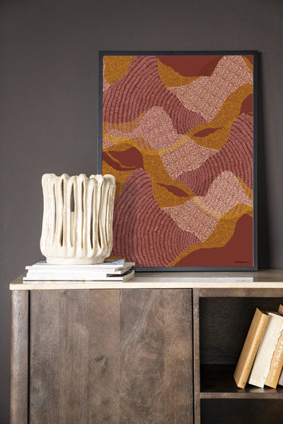La Ondas - Moderne Wanddecoratie | Artprint, Glass Art & Wandkleed by Urban Cotton