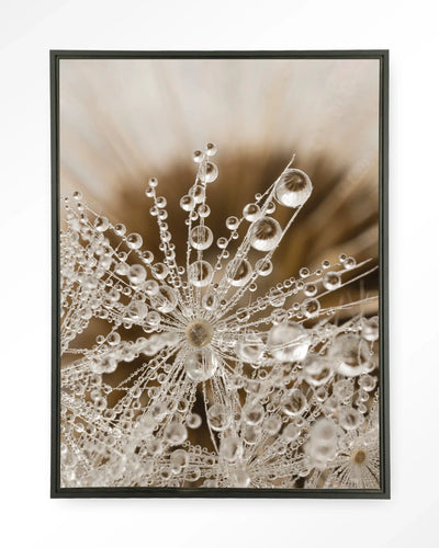 Landelijk natuur wandkleed van Urban Cotton met zwart floating frame, moderne kunstdecoratie voor aan de muur