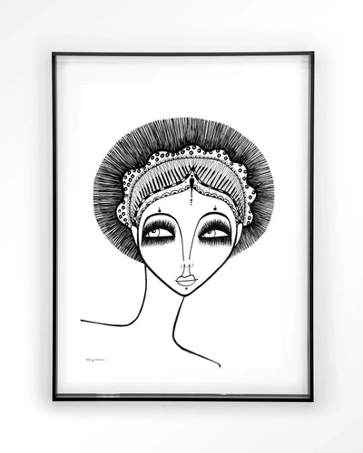 Leyla - Moderne Wanddecoratie | Artprint, Glass Art & Wandkleed by Urban Cotton
