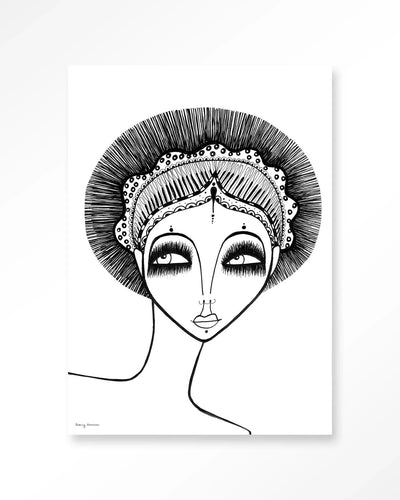 Leyla - Moderne Wanddecoratie | Artprint, Glass Art & Wandkleed by Urban Cotton