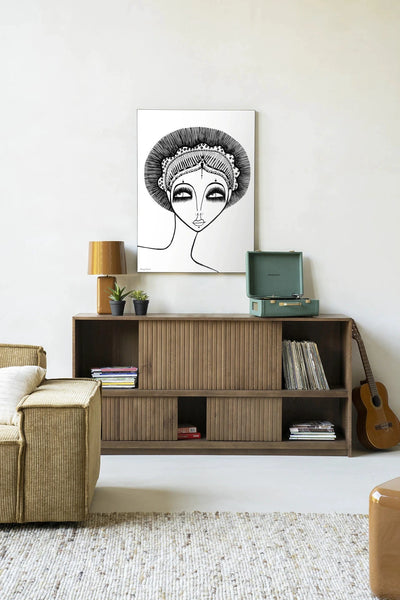 Leyla - Moderne Wanddecoratie | Artprint, Glass Art & Wandkleed by Urban Cotton