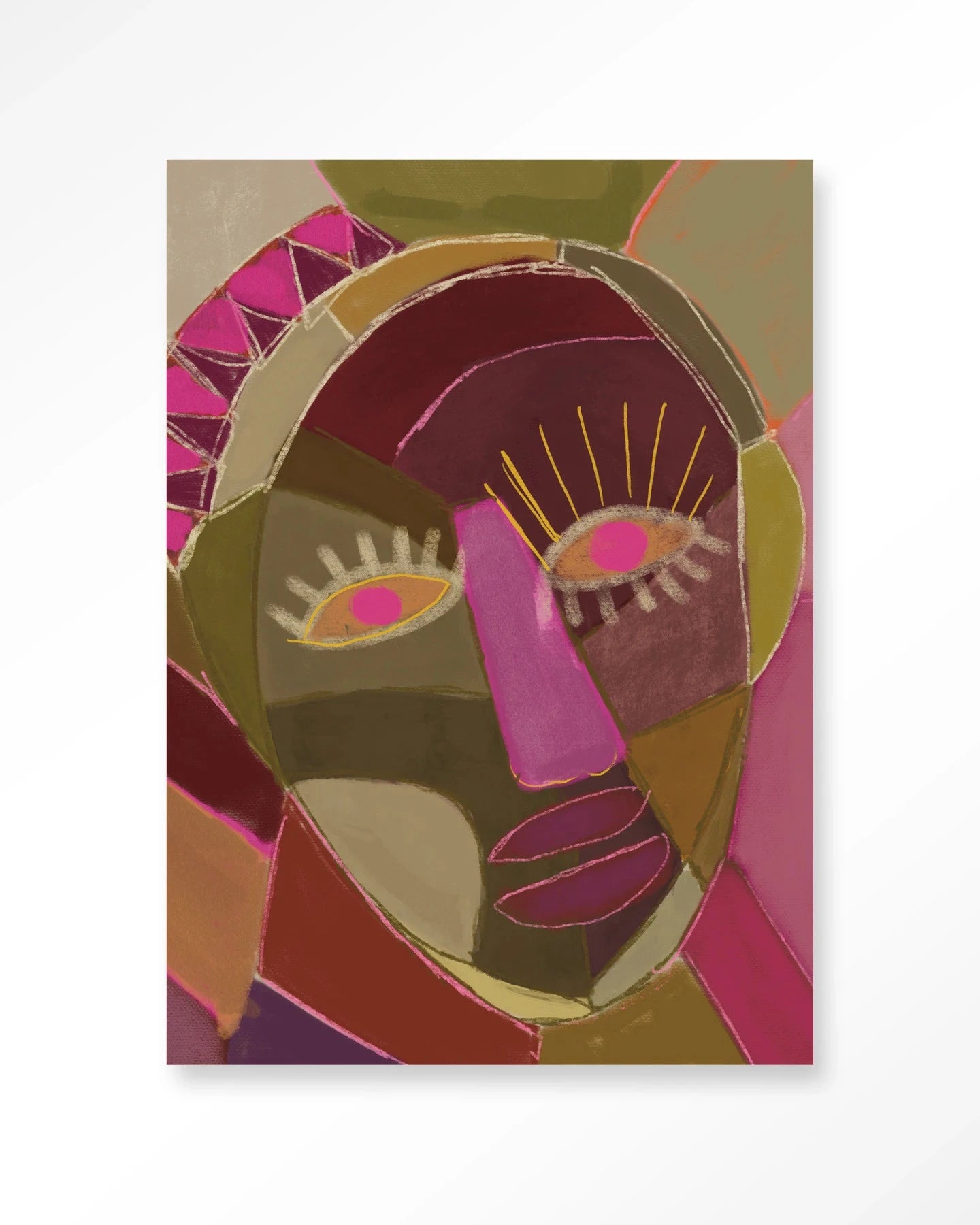 Moderne Urban Cotton wanddecoratie met kunstprint, glasart en wandkleed voor een stijlvolle interieuraccent.