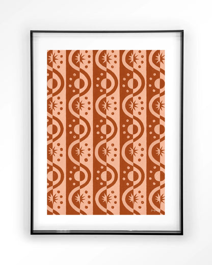 Moon BlockPrint - depauwwonen