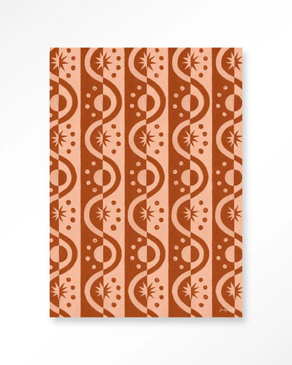 Moon BlockPrint - depauwwonen