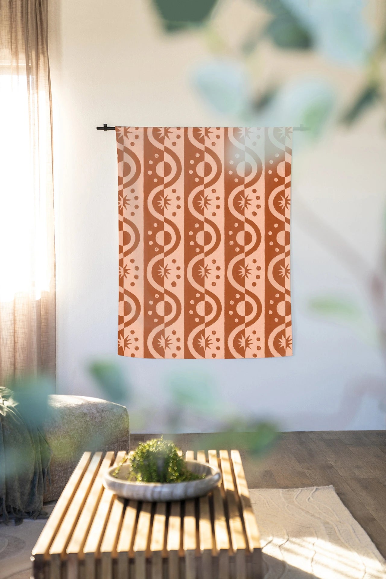 Moon BlockPrint - depauwwonen