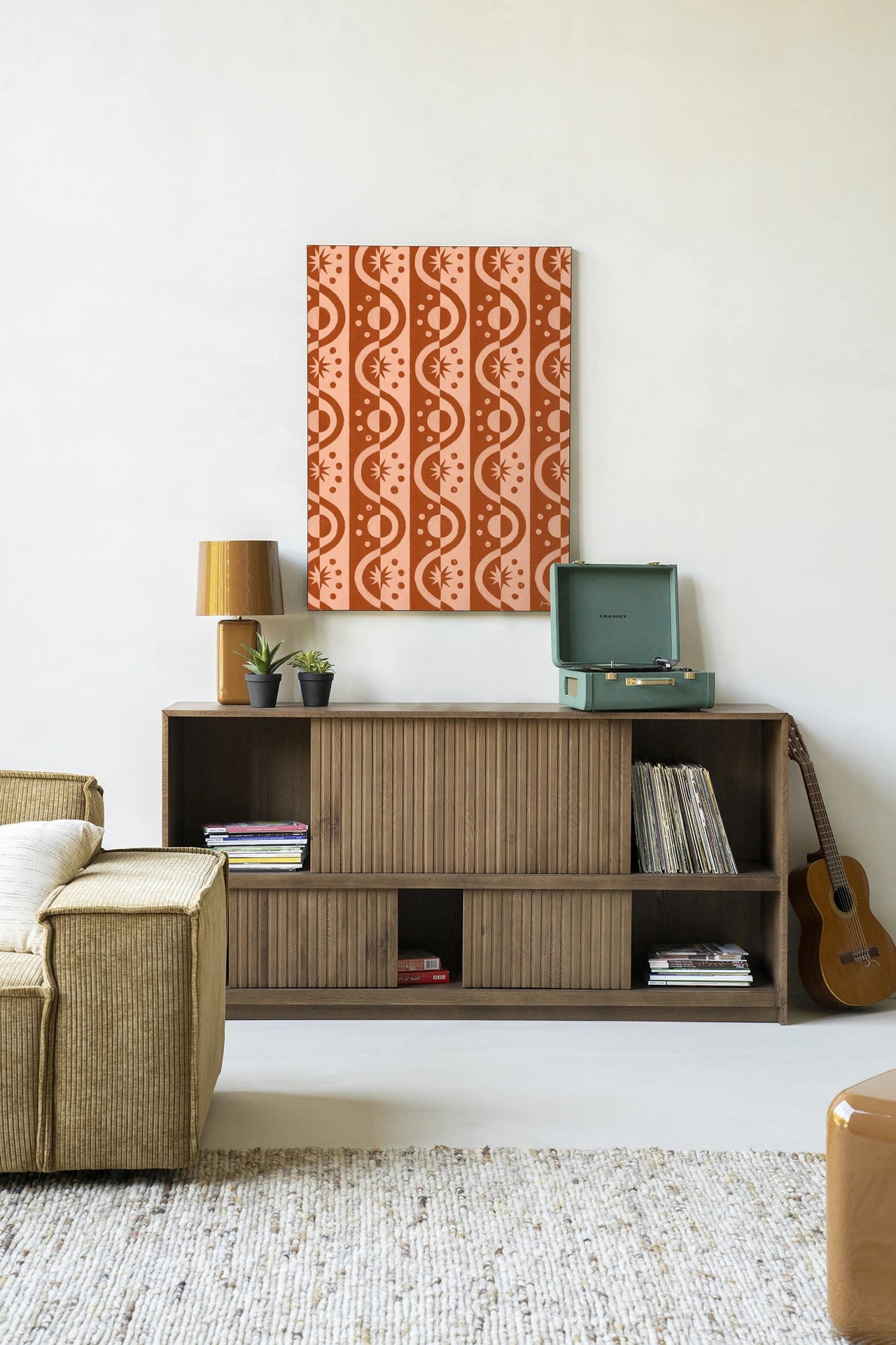 Moon BlockPrint - depauwwonen