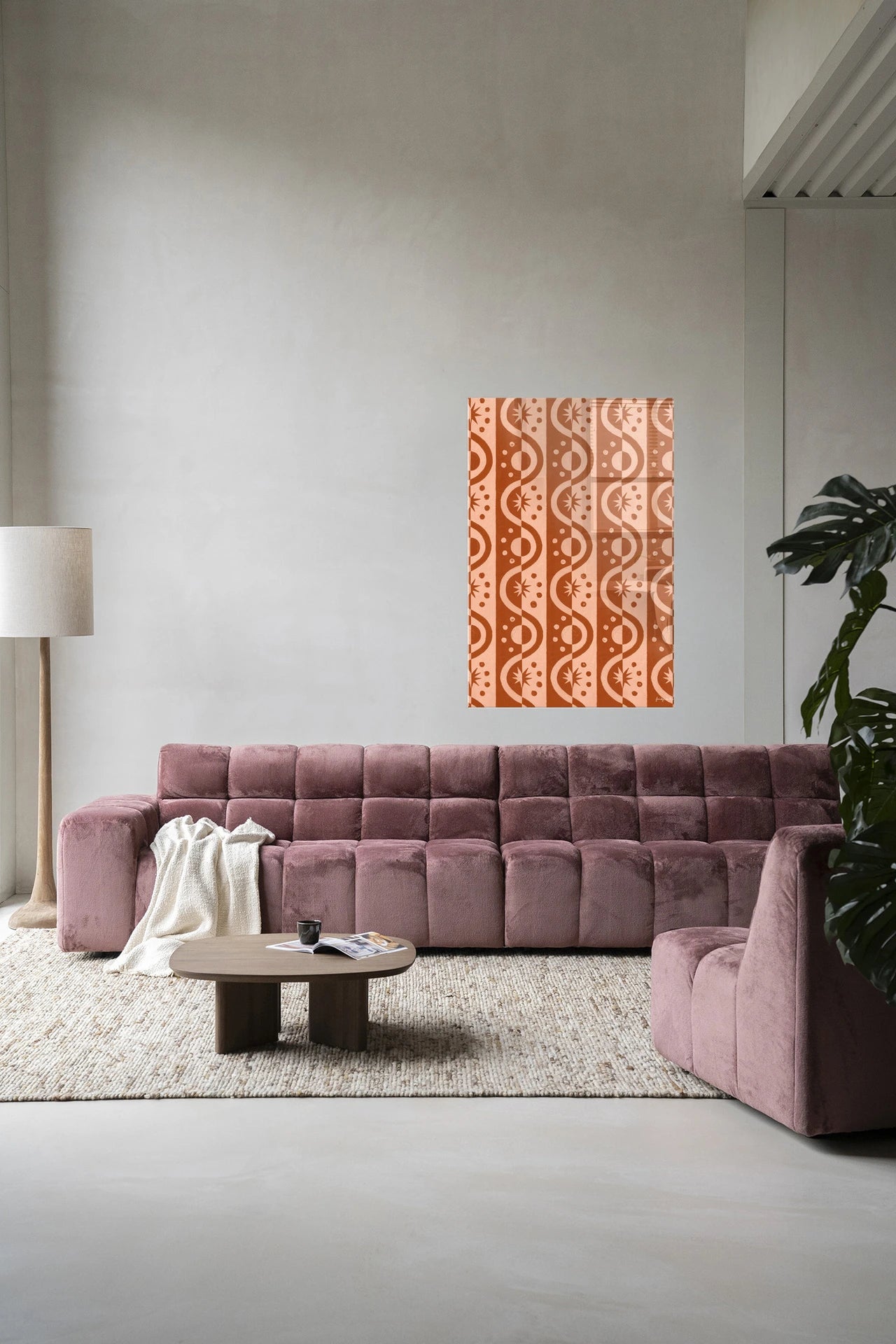 Moon BlockPrint - depauwwonen