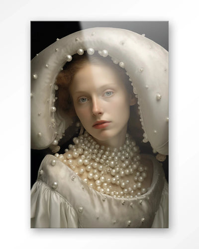 Moderne wanddecoratie Pearl Princess van Urban Cotton, glaskunstwerk met kleurrijk ontwerp voor stijlvolle muurversiering.