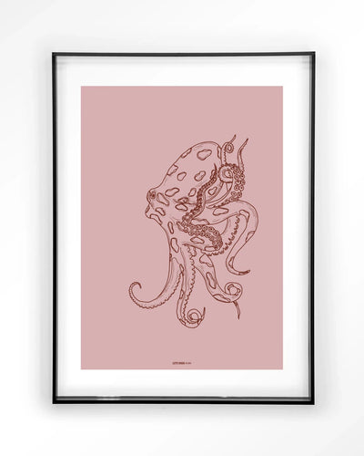 Polypus - Moderne Wanddecoratie | Artprint, Glass Art & Wandkleed by Urban Cotton