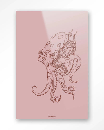 Polypus - Moderne Wanddecoratie | Artprint, Glass Art & Wandkleed by Urban Cotton
