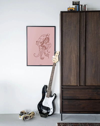 Polypus - Moderne Wanddecoratie | Artprint, Glass Art & Wandkleed by Urban Cotton