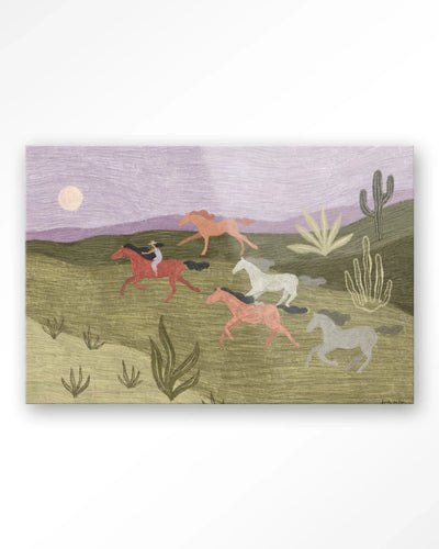 Running Horses - Moderne Wanddecoratie | Artprint, Glass Art & Wandkleed by Urban Cotton