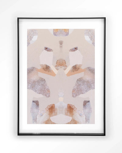 Moderne wanddecoratie met zandvos artprint van Urban Cotton, glas kunst en wandkleed voor stijlvolle interieurversiering