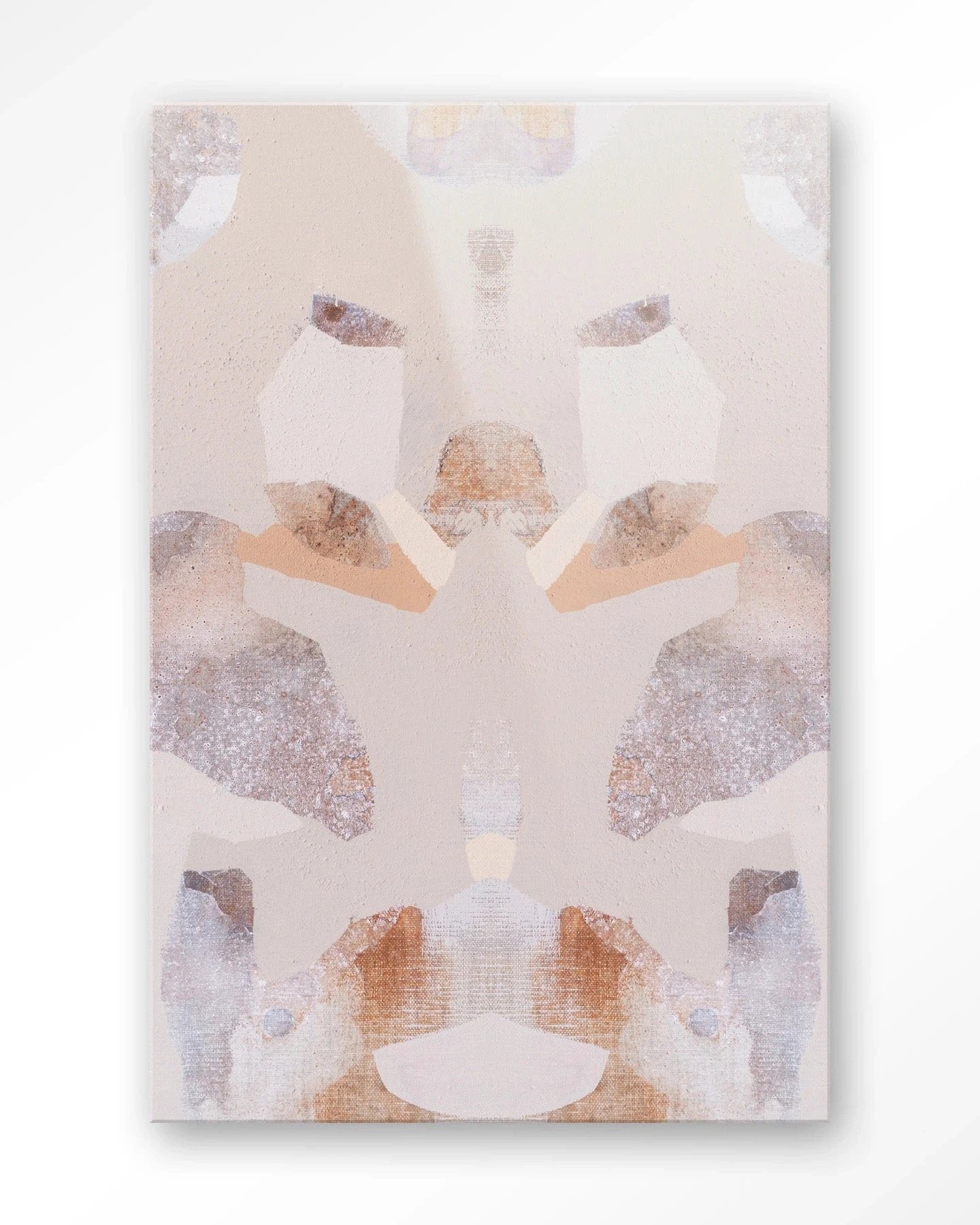 Moderne wanddecoratie van Urban Cotton met een kunstprint van een zandvos, inclusief glaskunst en wandkleed, voor stijlvolle interieurs.