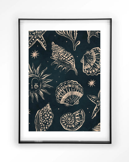 Seashells Midnight - depauwwonen
