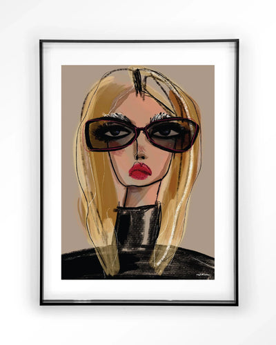 She Knows - Moderne Wanddecoratie | Artprint, Glass Art & Wandkleed by Urban Cotton