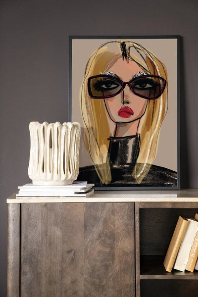 She Knows - Moderne Wanddecoratie | Artprint, Glass Art & Wandkleed by Urban Cotton