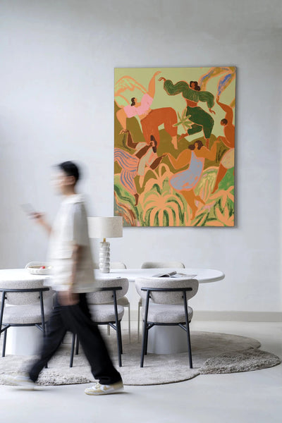 Spring Frolic - Moderne Wanddecoratie | Artprint, Glass Art & Wandkleed by Urban Cotton
